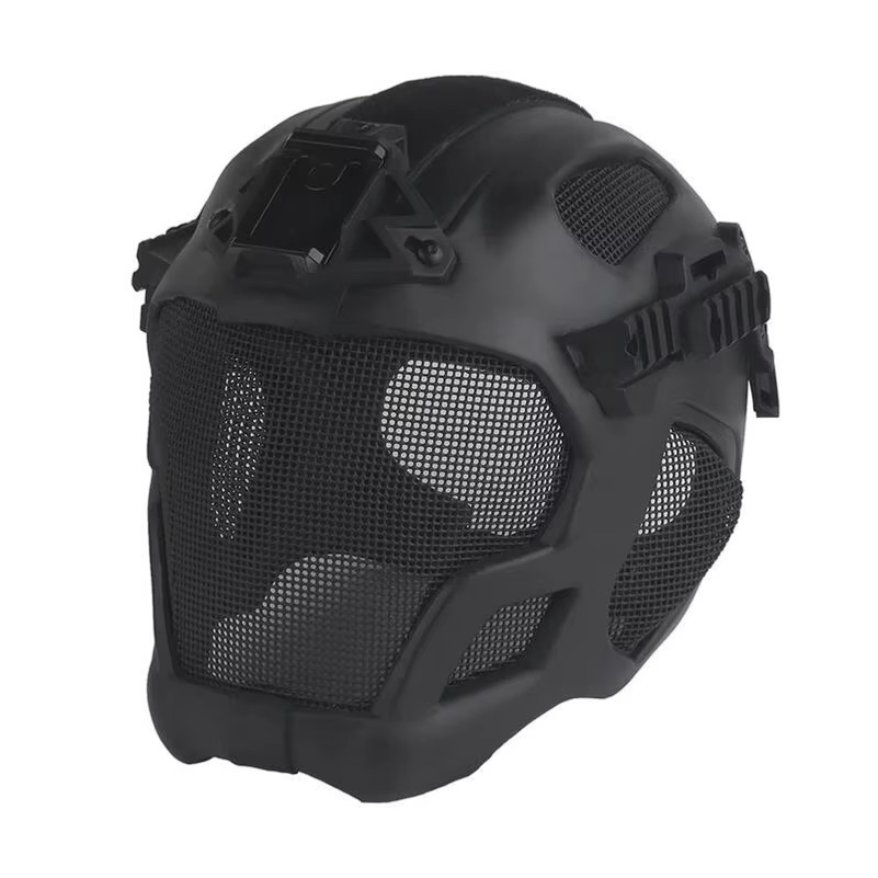 Hunting Outdoor Game - タクティカルゲーム用保護ワイヤーマスクW23。全身を保護するタクティカルヘルメット。アウトドア、CSゲーム、狩猟用保護具。