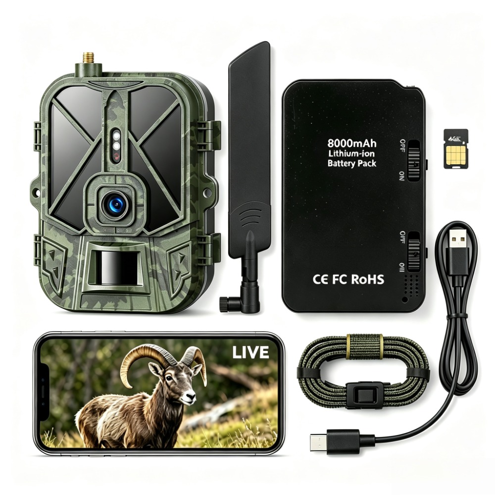 屋外用4G 120MP 4Kライブショーウイルドライフカメラ - Hunting And Outdoor Shows のレビューと価格