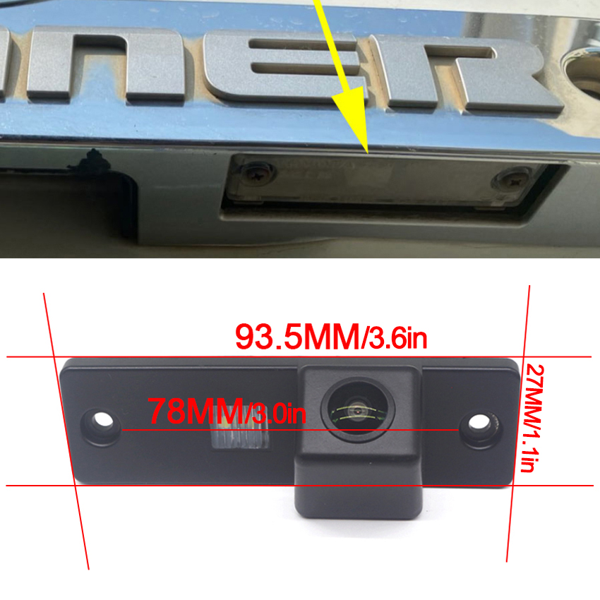 トヨタ4ランナー用リアビューバックアップカメラ,140度,魚 - Trail Camera Infrared のレビューと価格
