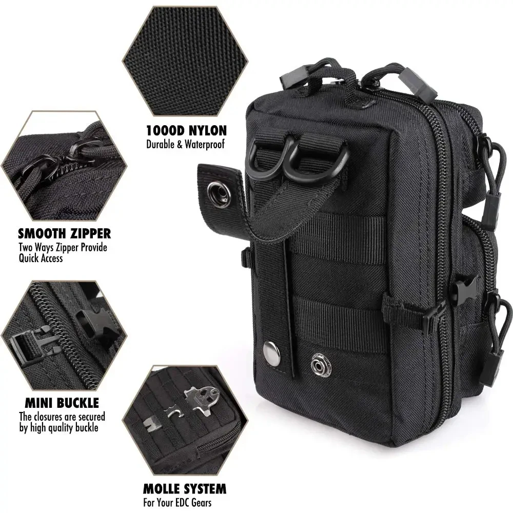 ミニ・モール・ユーティリティポーチ。アウトドア、ハイキング、 - Outdoor Hunting Gear Storage のレビューと価格